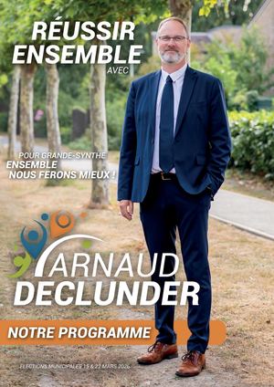 Programme Electoral Arnaud Declunder