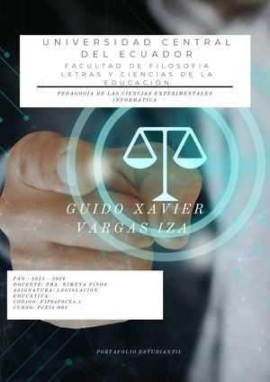 Portafolio Legislación Educativa