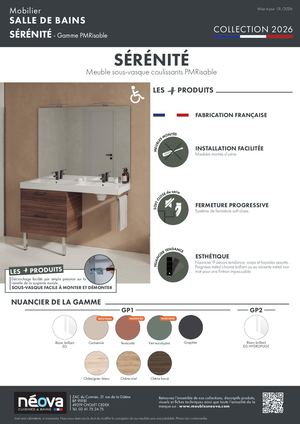 NÉOVA Fiche SERENITE COULISSANTS