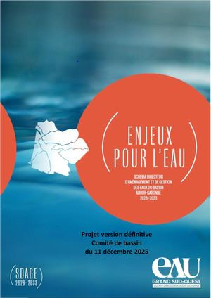Enjeux pour l'eau 2025 - SDAGE 2028-2033