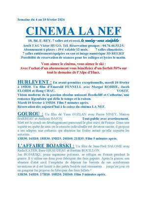 Programme La Nef Grenoble