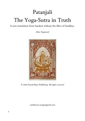 Patanjali The Yoga-Sutra in Truth