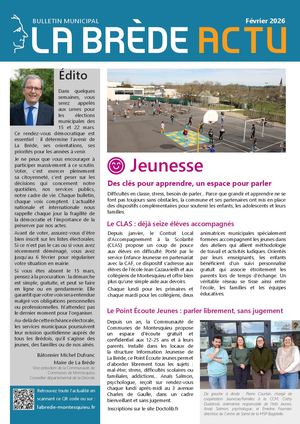 Bulletin municipal de La Brède - février 2026