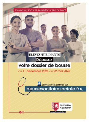 Bourses sanitaires et sociales | Décembre 2025 à mai 2026