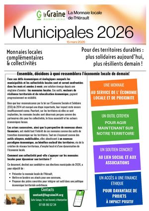 Monnaies Locales Complémentaires & Collectivités
