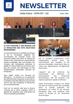 Newsletter Halte Police - S 6 - 2025