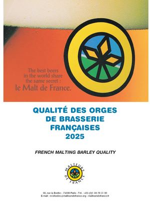 Plaquette Qualité Des Orges De Brasserie Françaises Récolte 2025
