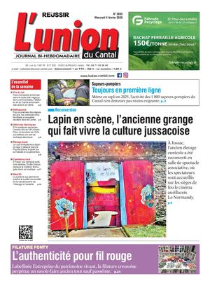 L'union Du Cantal N° 3865