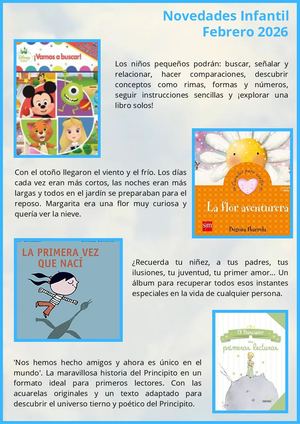 Novedades Infantiles_Febrero 2026
