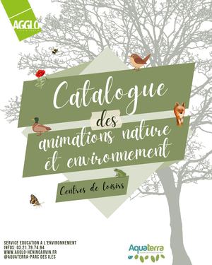 Catalogue des animations nature et environnement pour les Centres Loisirs 2026