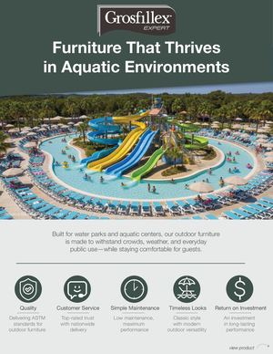 Furniture for Public Pools & Water Parks
