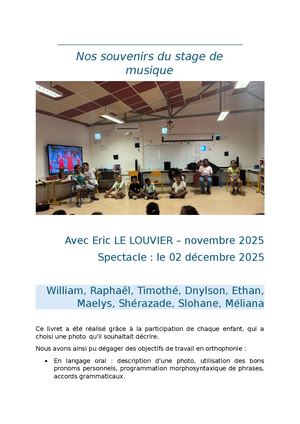 IRSAM L'Horizon Souvenirs Du Stage De Musique