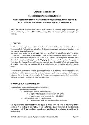 Charte Commission Phytos V6 2026