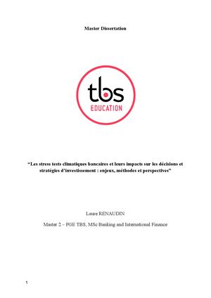 Laure Renaudin Master Dissertation TBS Education 2025