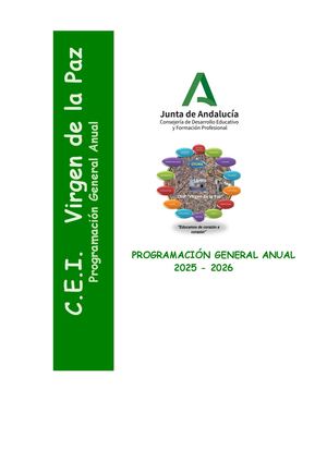 Programación General Anual 25-26