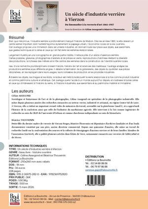 Fiche technique - Un Siècle D'industrie Verrière À Vierzon