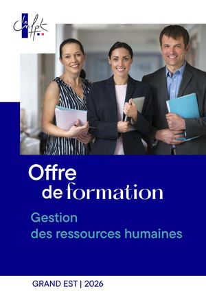 Gestion des ressources humaines Offre de formation Grand Est 2026