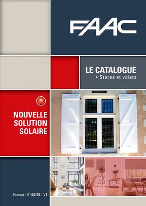 Catalogue Stores & Volets 2026 - FAAC France