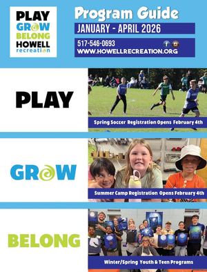 Howell Recreation Winter 2026 Program Guide