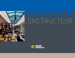 Plaquette Fayat Promotion