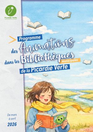 Programme Animations Bibliothèques 2026 Vector