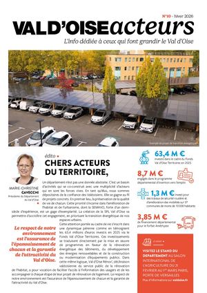 VAL D'OISE ACTEURS N°10-Hiver 2026