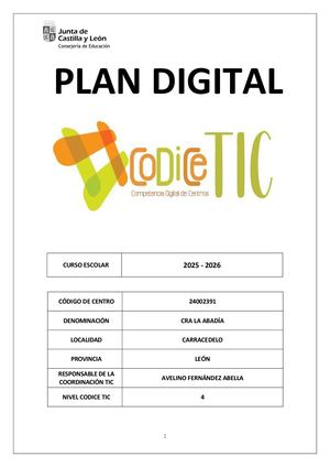 Plan Tic La Abadia 2026