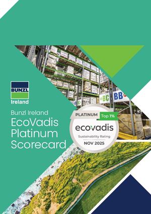 Bunzl Ireland EcoVadis Accreditation 2025