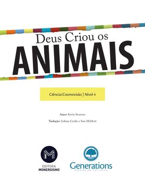 Ciências Vol 4 Deus Criou Os Animais (Amostra)