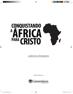 História Vol 5 Conquistando A África Para Cristo Livro De Atividades (Amostra)
