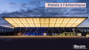 2026 Organisers Manual Palais 2 l'Atlantique