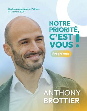 Programme d’Anthony BROTTIER pour les élections municipales de Poitiers