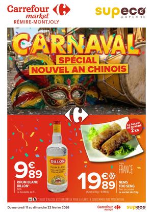 CATALOGUE PROMO SUP ECO / CARREFOUR MARKET GUYANE  CARNAVAL  2026