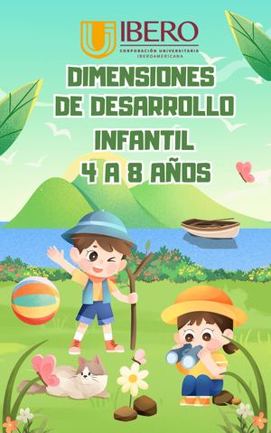 Dimensiones del desarrollo infantil de 4 a 8 años