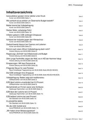Pressespiegel 20260206