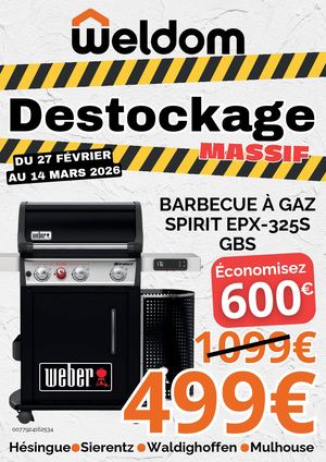 Tract Weldom - Destockage MASSIF