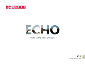 Echo à Séné (56) - Programme immobilier neuf – Lamotte