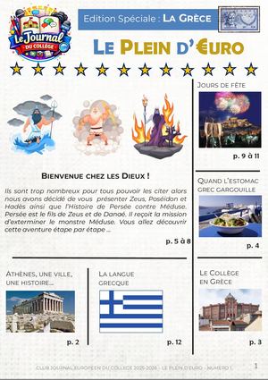 Le Plein d'Euro - Numéro1 - La Grèce