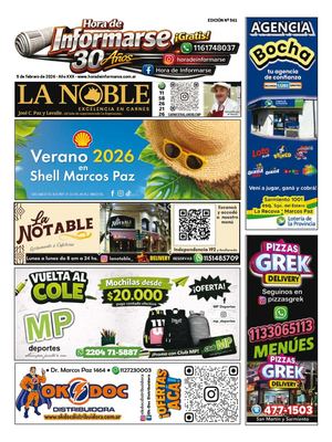 Hora de Informarse impreso, edición del 5 de febrero