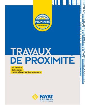 Brochure Fayat Bâtiment Île-de-France Proximité