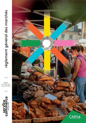 Règlement des marchés - 2026