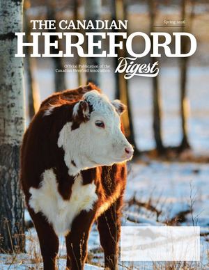 Canadian Hereford Digest Spring 2026