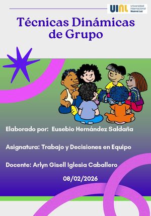 Técnicas Dinámicas De Grupo