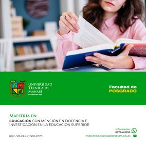 Educación Con Mención En Docencia E Investigación En Educación Superior (A)
