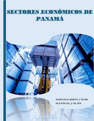 SECTORES ECONÓMICOS DE PANAMÁ