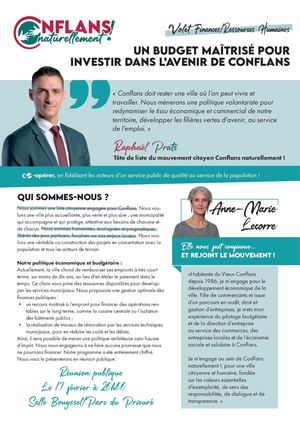 Programme Finances/Ressources humaines