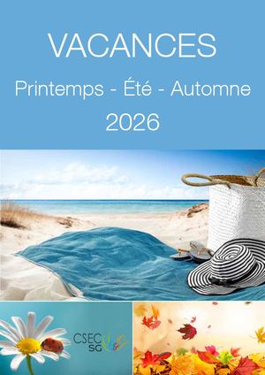 Vacances Familles été 2026