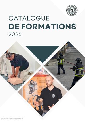 Catalogue de formations 2026 – Sécurité, Incendie, Secourisme & Prévention | Atelier des Apprenants