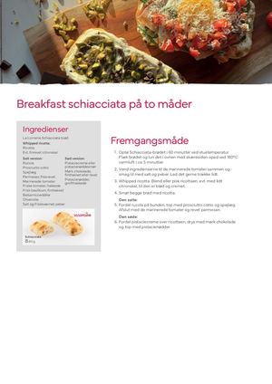 Breakfast schiacciata på to måder