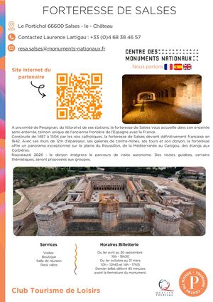 Fiche Forteresse De Salses 2026